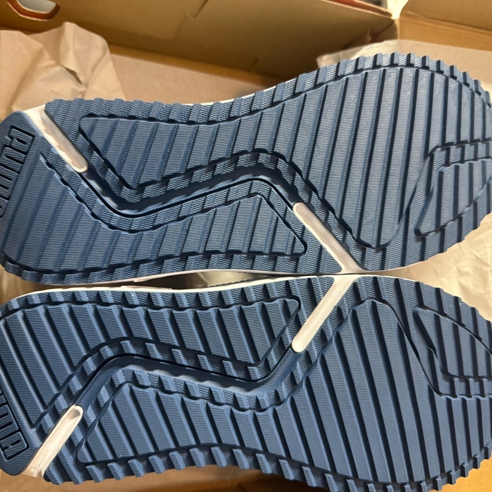 Puma Navy and White Athletic Shoes - Picture 3 of 4
